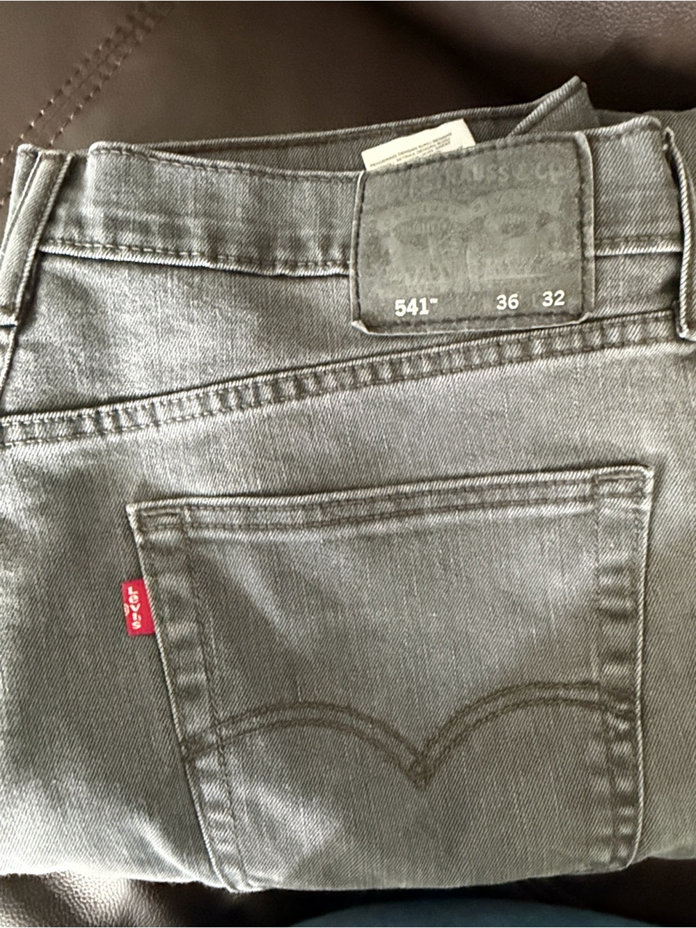 Levi's Gray 541 Relaxed Fit Jeans
